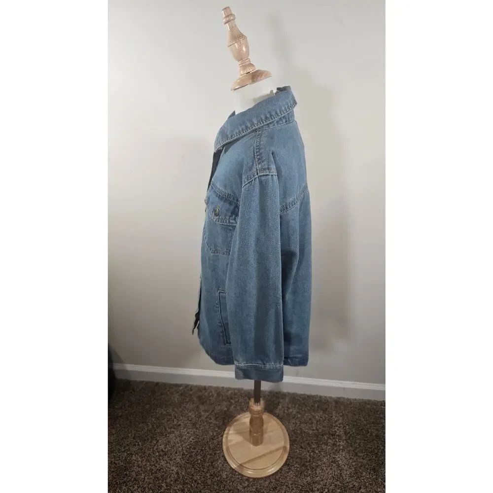Urban Republic Harlie Denim Jacket Girls 7/8 NWT Classic Light Wash